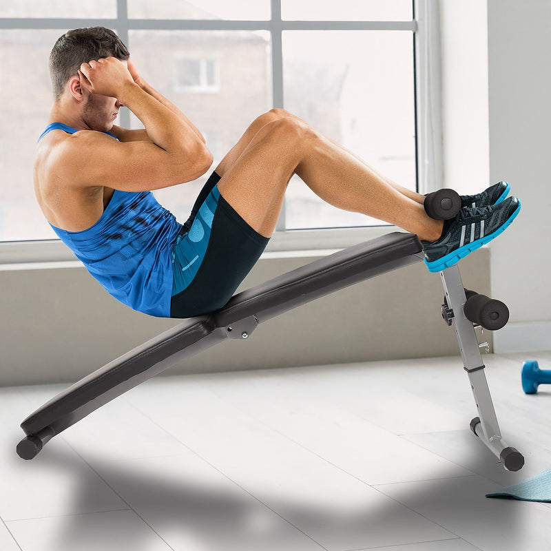 Pure Fitness Ab Crunch Sit-Up Bench