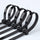 Black Nylon Cable Ties 500 Pack UV Zip Ties 150x2.5mm
