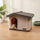 Plastic Dog House Kennel Shelter for Indoor & Outdoor Pets, Weatherproof