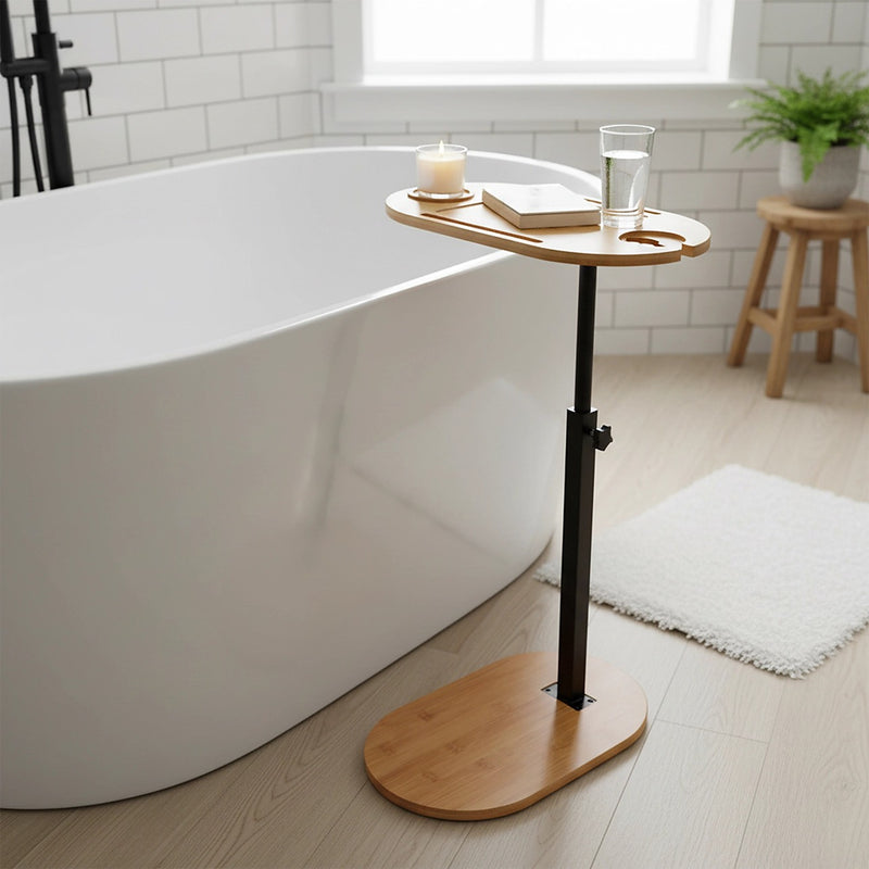 Bamboo Adjustable Bathtub Tray Table | Australia's DIY, Renovation ...