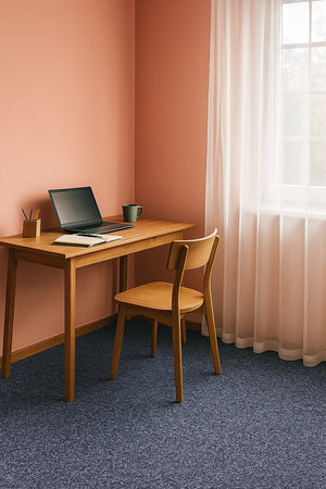 5m² Blue Carpet Tiles Set – Commercial & Domestic Flooring for Office, Retail, Home