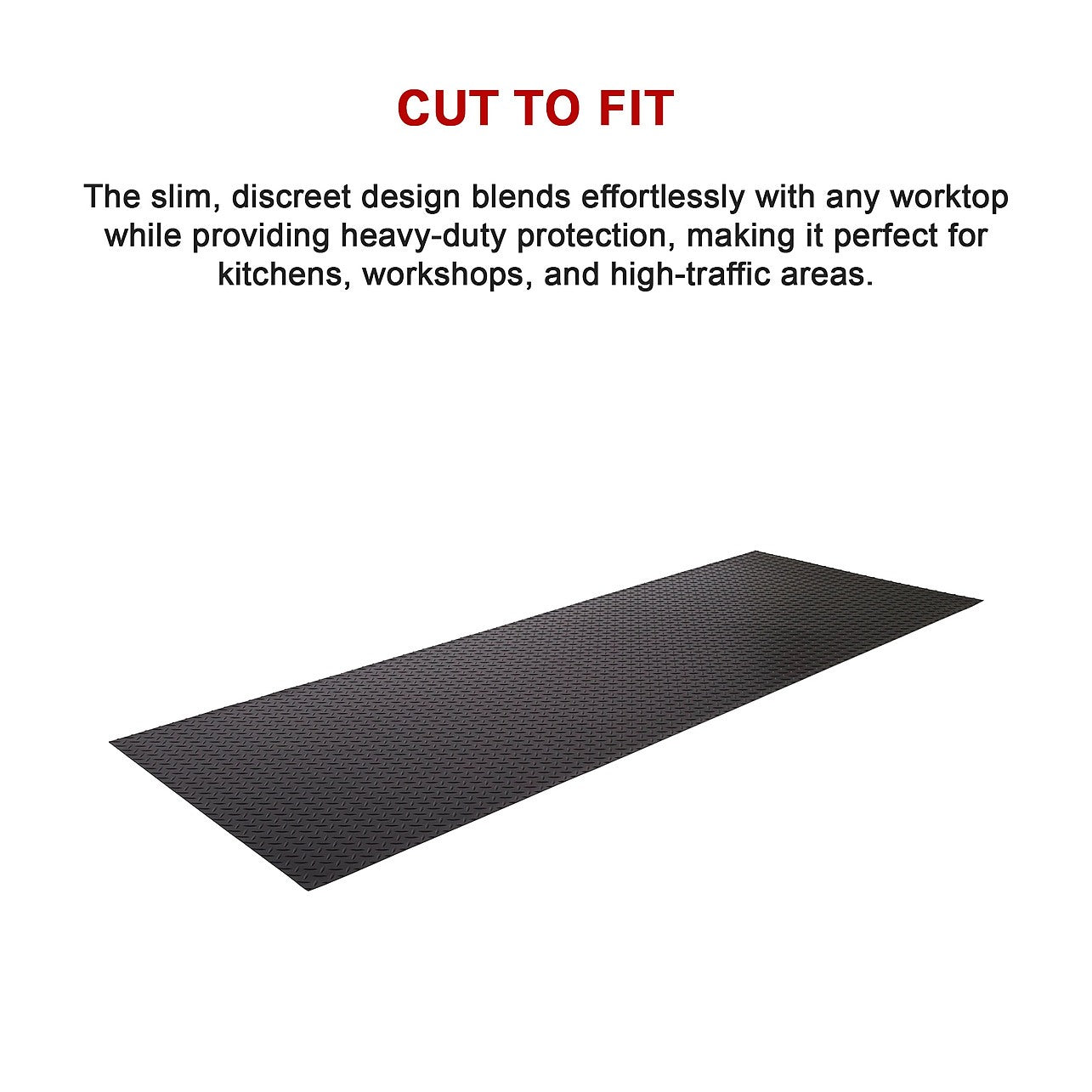 Workbench Overhead Protector 2m Heavy Duty Workshop Bench Protector Mat – Durable Rubber Anti-Slip ...