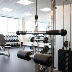 Randy & Travis Rubber Coated Solid Straight Bar Attachment