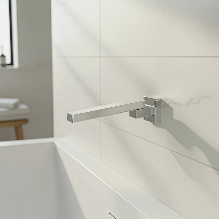 Bath In-Wall Swivel Spout – Modern Bathroom Tapware in Chrome Finish