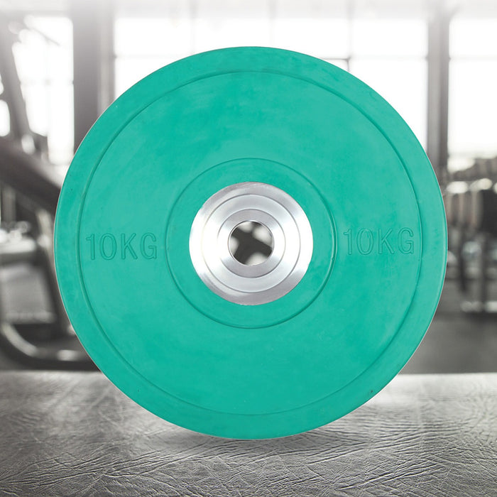 10kg PRO Olympic Rubber Bumper Weight Plate