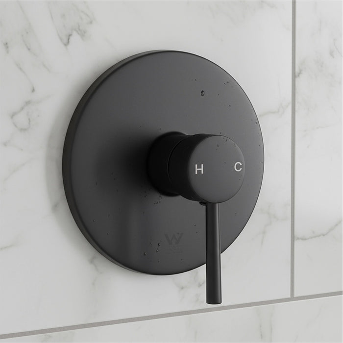 Bathroom Shower Bath Mixer Tap WATERMARK Approved - Electroplated Matte Black