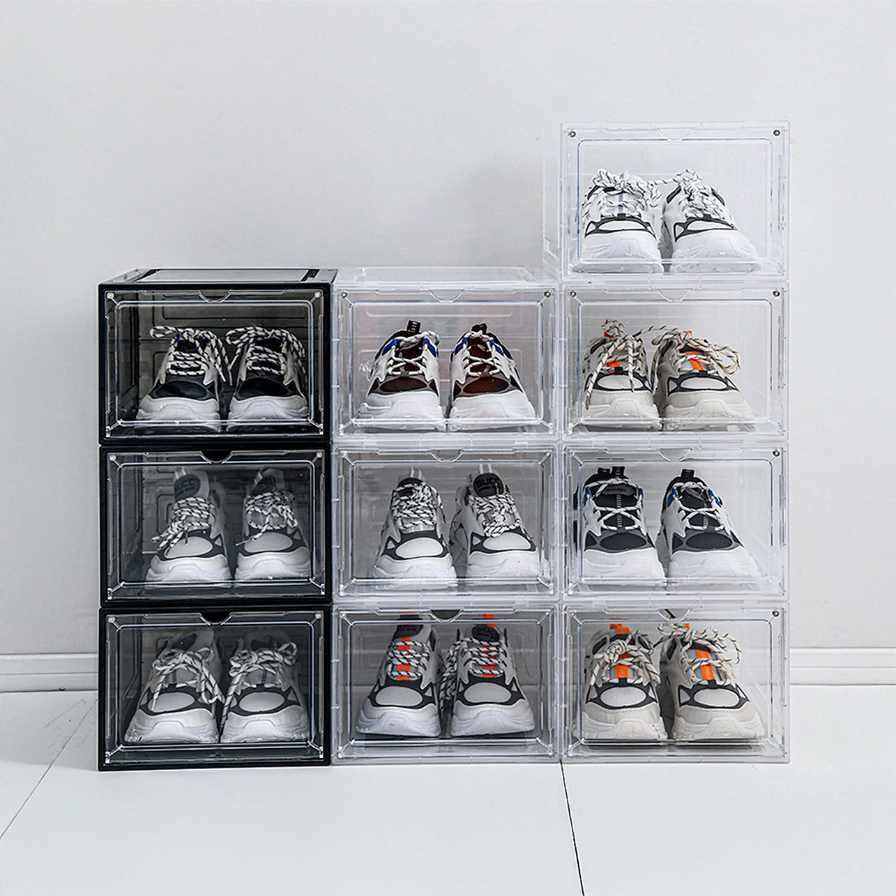 Shelves Sneaker Storage And Display Floating Sneakers Shoes