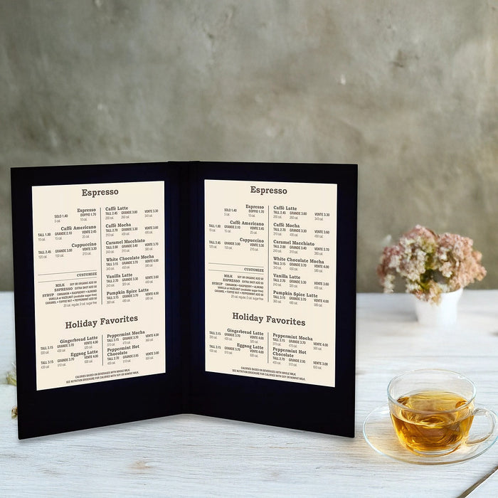 LED Backlit Menu Holder – Illuminated Display Stand for Restaurants, Cafes & Bars