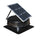 35W Solar Roof Vent Fan Exhaust for Home Garage & Van Ventilation