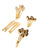 24 Piece Gold Cutlery Set Stainless Steel Dinnerware