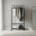 Double Clothes Rack 80x154cm Heavy Duty Metal Garment Organiser
