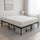 Queen Metal Bed Frame 45cm High Steel Platform Base