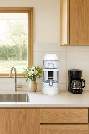 16L Benchtop Water Filter Dispenser – Ceramic Filtration System