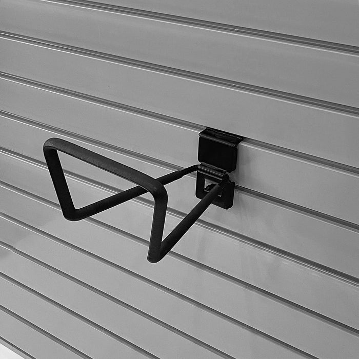 Slatwall Storage Pack for Retail Display Garage Storage - Black Deep Loop Hook