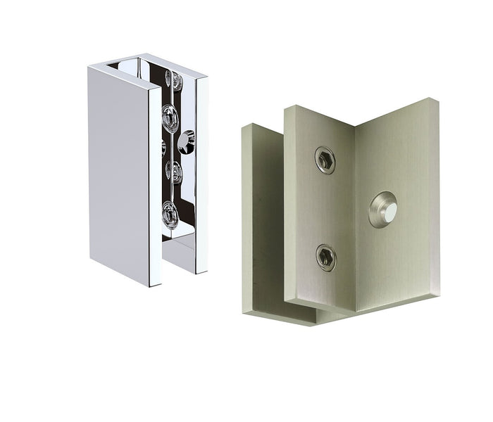 Glass-to-wall/floor Shower Screen U-bracket in Chrome