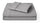 Queen 4 Piece Microfiber Sheet Set Deep Pocket Light Grey