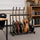 5-Slot Folding Guitar Stand Rack – Acoustic, Bass & Electric Guitar Holder