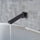 Bath In Wall Swivel Spout in Black Finish