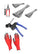 Cable Tie Gun Kit with 150 Stainless Steel Cable Ties & Tools