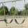 2 Pack Swings Seats Heavy Duty 66" Chain Plastic Coated Playground Swing