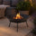 Iron Fire Bowl Traditional Log Fire Pit Outdoor Heating Camp Site Barbecue