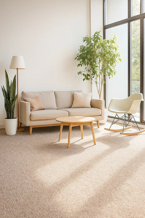 5m² Beige Carpet Tiles Set – Commercial & Domestic Flooring for Office, Retail, Home