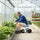 Garden Seat with Wheels – Adjustable Rolling Garden Stool