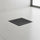 10 x 10cm Square Shower Drain with Grid Pattern Grate – Matte Black Stainless Steel