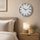 Modern Wall Clock Silent Non-Ticking Quartz Battery Operated Stainless Steel