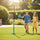 Swingball Set with Metal Pole for Outdoor Garden Tennis
