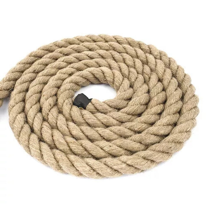 35m 100% Natural Jute Rope Twisted Decking Cord Garden Boating Sash Camping 32mm