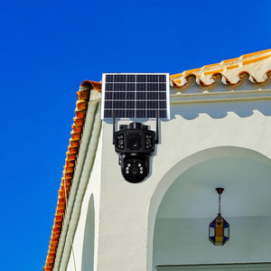 9MP Wireless Solar Security Camera – WIFI Outdoor Battery PTZ CCTV System for Home & Property