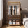 Heavy Duty Wooden Clothes Rail with Shelves & Wheels – Open Wardrobe Rack Stand