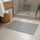 60x90cm Grey Non Slip Bath Mat TPE Shower Mat with Suction Cups