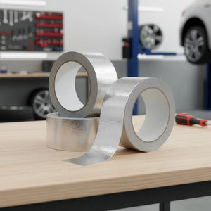 Exhaust Heat Wrap Tape 25m Aluminium – High-Temp Car Pipe Insulation & Shield