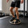 Heavy Duty 15.5" Wooden Balance Board with Non-Slip Pad for Core Strength & Fitness Training