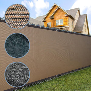 20m x 2m Fence Windscreen Privacy Screen Shade Cover Black Fabric Mesh Garden