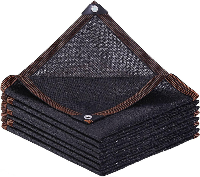 15m x 2m Fence Windscreen Privacy Screen Shade Cover Black Fabric Mesh Garden