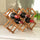 Wooden Wine Rack Freestanding 10 Bottles Countertop Storage