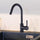 Kitchen Mixer Tap Faucet for Basin Laundry Sink in Black