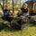 Folding Camping Table with Storage Net – Steel & Aluminium