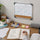 Magnetic Whiteboard Calendar 40x30cm Double Sided Planner