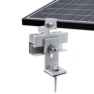 Solar Panel Roof Mount Kit – Clamps & Brackets Set for Secure Solar Installation