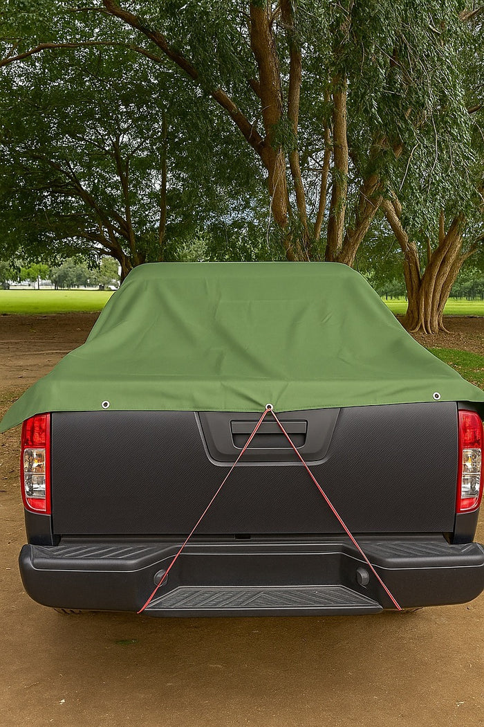 3x4M Army Heavy Duty Waterproof Canvas Tarp Tarpaulin Sun Blocked Dustproof