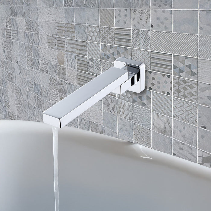Bath In Wall Swivel Spout in Chrome Finish