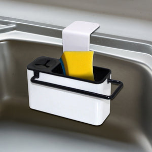 Sink Aid Self Draining Caddy Kitchen Sponges Brush Soap