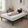 Metal Bed Frame for Single Mattress – Black Powder-Coated Steel Base