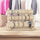 3-Tier Jewellery Display Rack – Triple-Bar Linen Design
