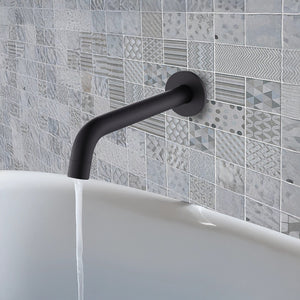 220mm Bath Spout in Black Finish