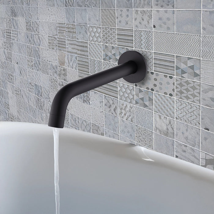 220mm Bath Spout in Black Finish
